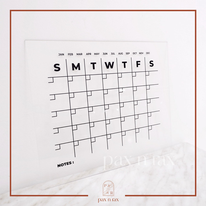 

Ready Planner I Acrylic Planner I Acrylic Calendar