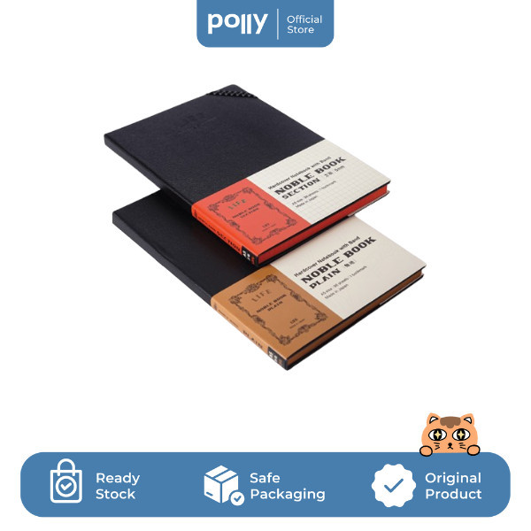 

Ready LIFE Noble Hardcover Notebook / Buku Jurnal dan Catatan Premium Original