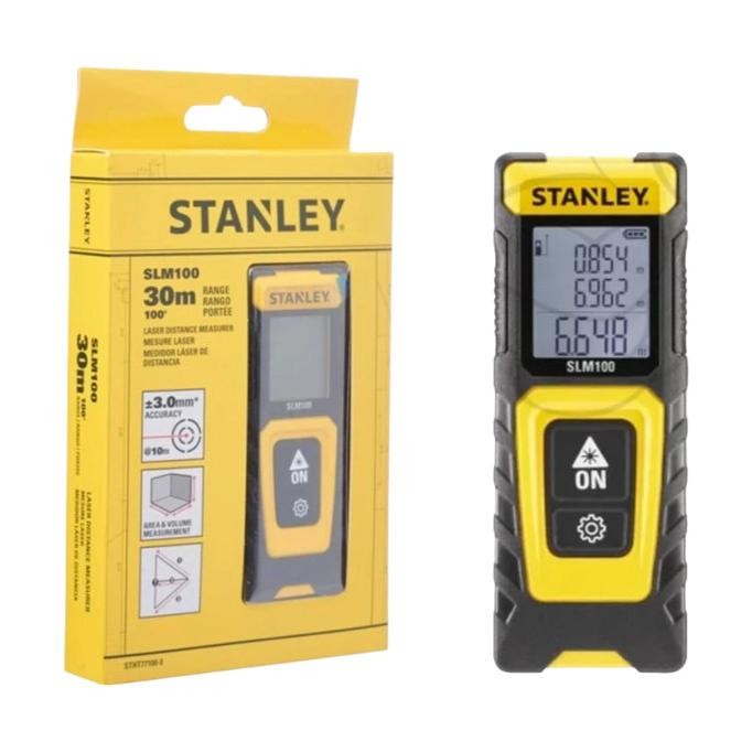 Meteran Laser Stanley SLM100 30M Pengukur Jarak Stanley SLM 100 30 M