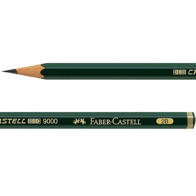 

Pensil 2B Faber Castell "Castell 9000" Isi 12 batang