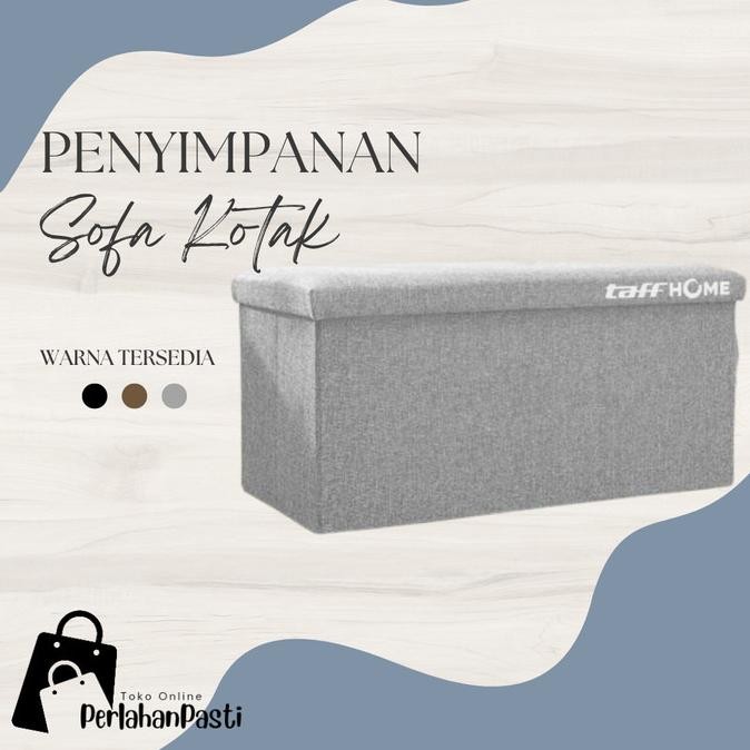Extra Besar Storage Stool Sofa Lipat Box Container Kotak Penyimpanan