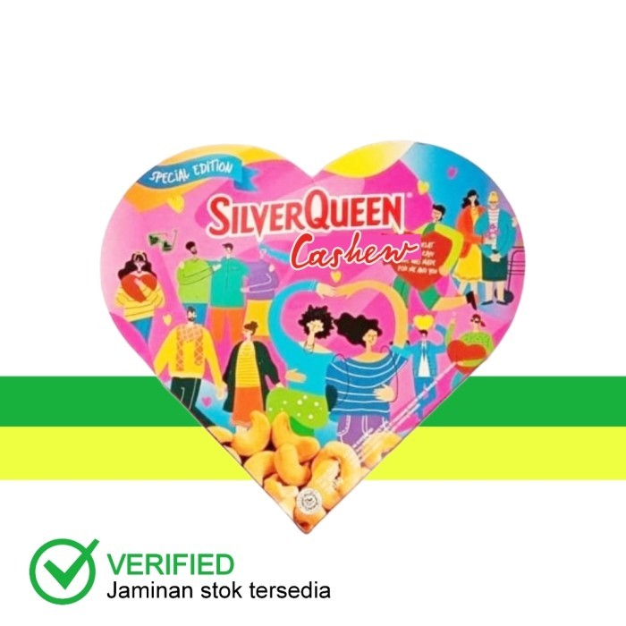 

SILVERQUEEN LOVE CHOCOLATE CASHEW VALENTINE EDITION 3 X 25 G