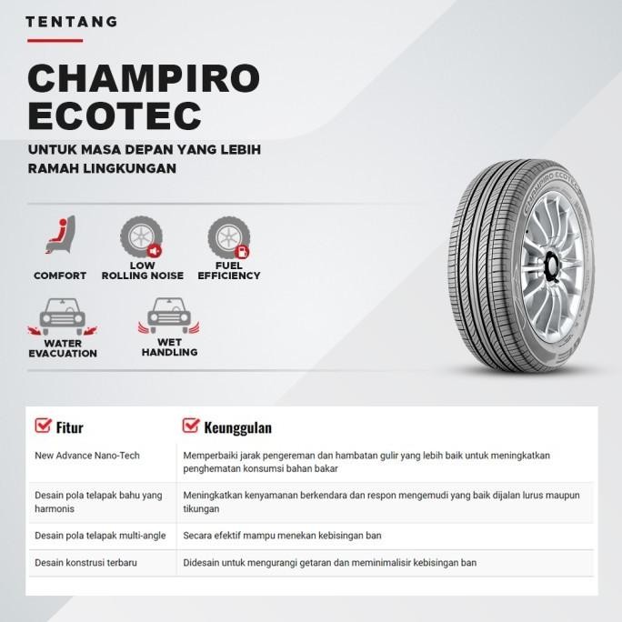 Ban Mobil Avanza Xenia Gt Radial Champiro Ecotec 185 70 R14