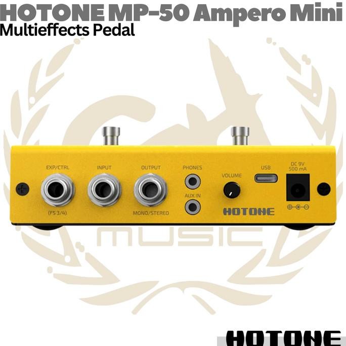 Hotone Mp50 Ampero Mini Multi Effects Pedal | Efek Gitar Multieffect