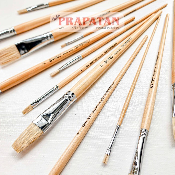 

Kuas Lukis V-TEC 579 per pc no 7-12 / V-TEC Paint Brush