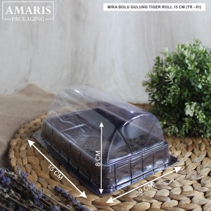 

|Bestseller| Amaris Packaging - Mika Tiger Roll - Kotak Mika Bolu Gulung - Mika Kue