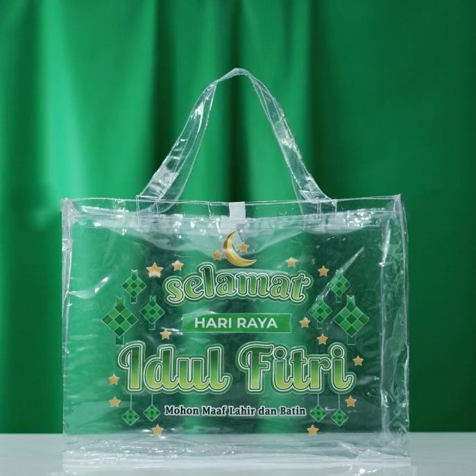 

Mubarak| Tas Mika Motif Selamat Hari Raya Idul Fitri Paperbag Ukuran 30x40x14cm