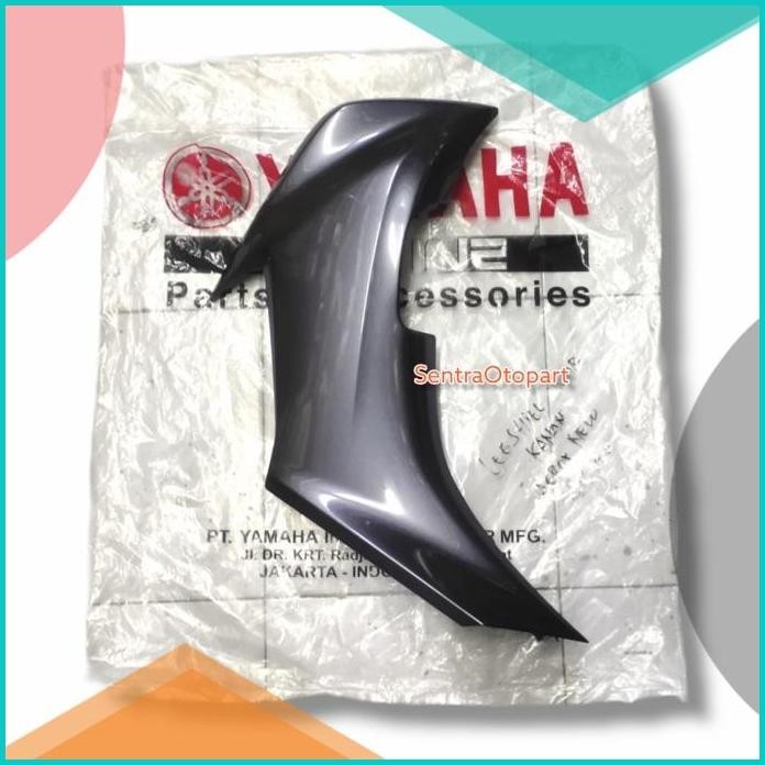 Sayap legsil legshield luar kanan aerox new 2021 grey metalik original
