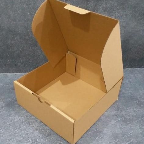 

|Bestseller| Dus Kue Coklat 18x18 x8 10 pc Corrugated Kardus Box 18 x 18 x 8