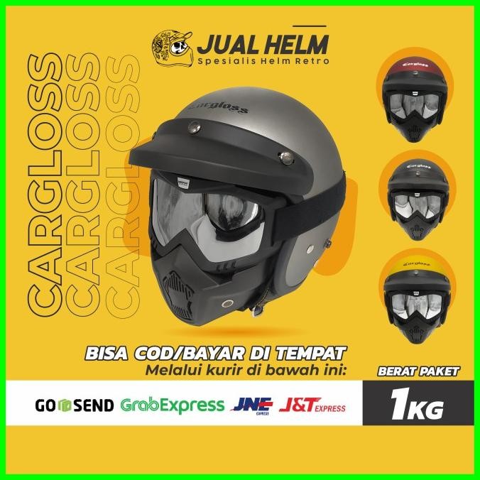 Helm Cargloss + Google Masker / Helm Google Mask Original
