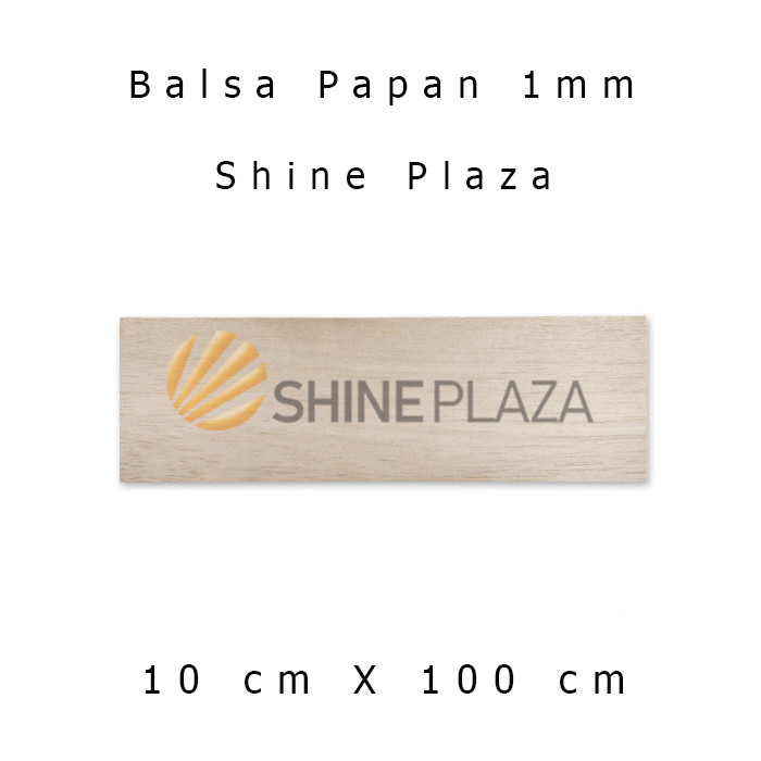 

KAYU BALSA PAPAN 1MM - BALSA SHEET 1 MM - BAHAN MAKET KHUSUS GOSEND