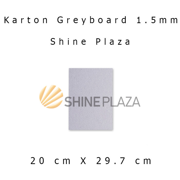 

KARTON GREYBOARD 1.5MM A4 - GREY BOARD ABU 1.5 MM - BAHAN MAKET
