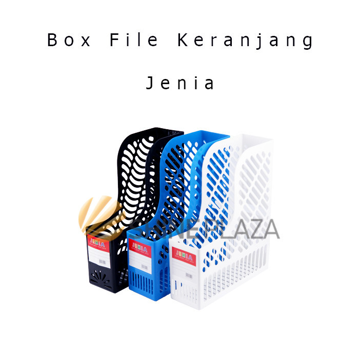 

BOX FILE MAGAZINE PLASTIK KERANJANG JENIA F4 - TEMPAT PENYIMPANAN KOTAK DOKUMEN BERKAS KERTAS FOLIO