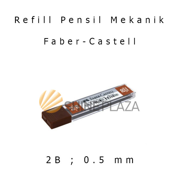 

REFILL - ISI PENSIL MEKANIK FABER-CASTELL 2B 0.5MM