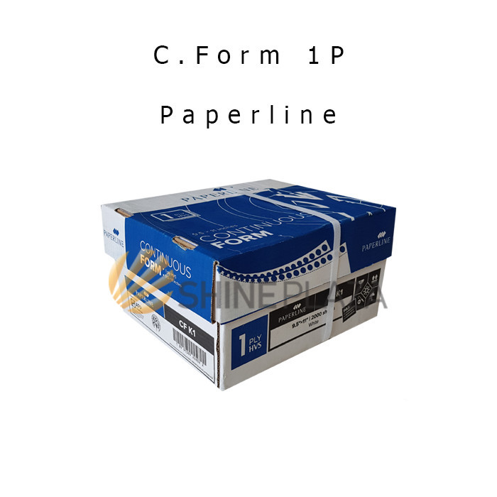 

CONTINUOUS FORM PAPERLINE 1 PLY 9.5 X 11 INCH (K1 PTH)
