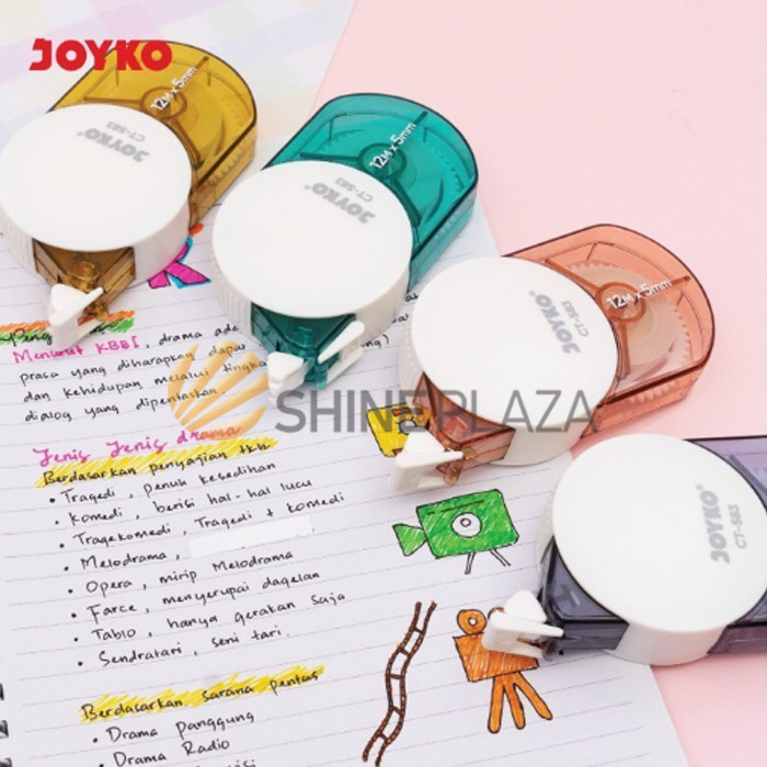 

CORRECTION TAPE TIP X CT-583 STRONG - TIP EX KERTAS ROLL JOYKO