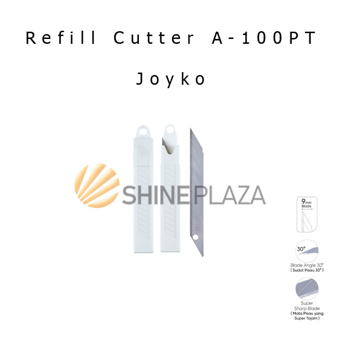 

ISI CUTTER 30 DERAJAT JOYKO A-100PT - REFILL CUTER KECIL TAJAM A-100