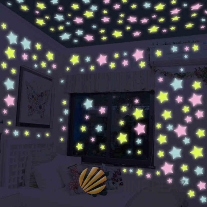 

STIKER DINDING BINTANG LUCU - WALL STAR STICKER GLOW IN THE DARK