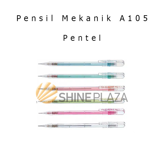 

PENSIL MEKANIK PENTEL CAPLET A105 0.5MM