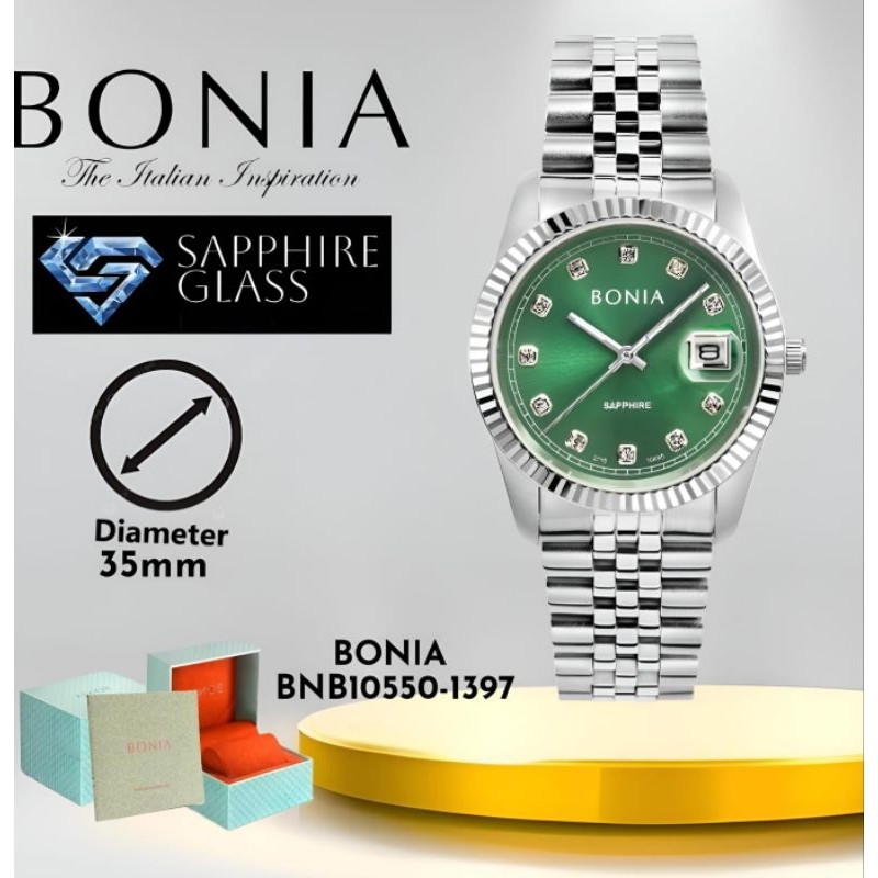Jam Tangan Bonia Original Bnb10550-1397 Jam Tangan Bonia Kaca Sapphire Bnb10550-1397 Original
