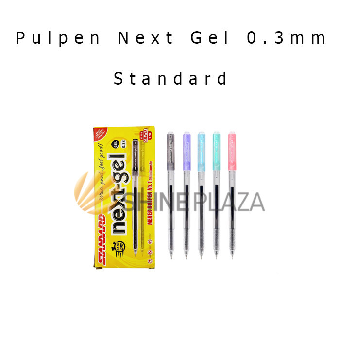 

PULPEN STANDARD NEXT GEL 0.3MM - BOLPEN PENA PEN GEL HITAM 0,3 MM