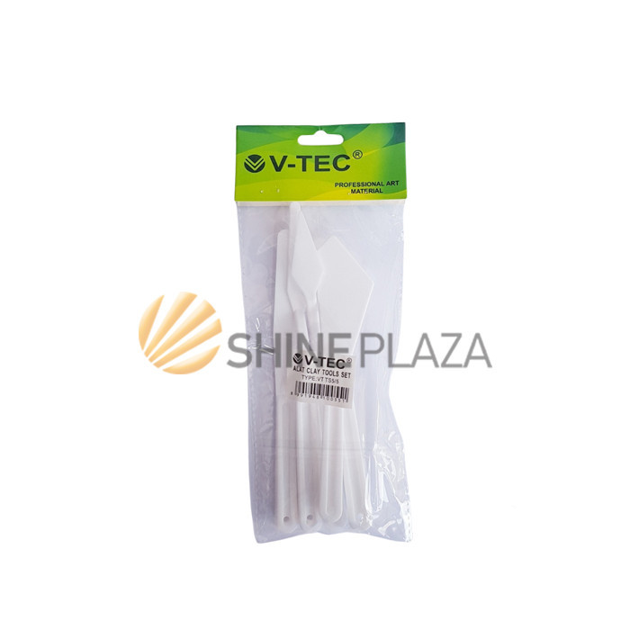 

V-TEC TS5 CLAY TOOL SET KNIFE PLASTIK PISAU UKIR POTTERY SCULPTING