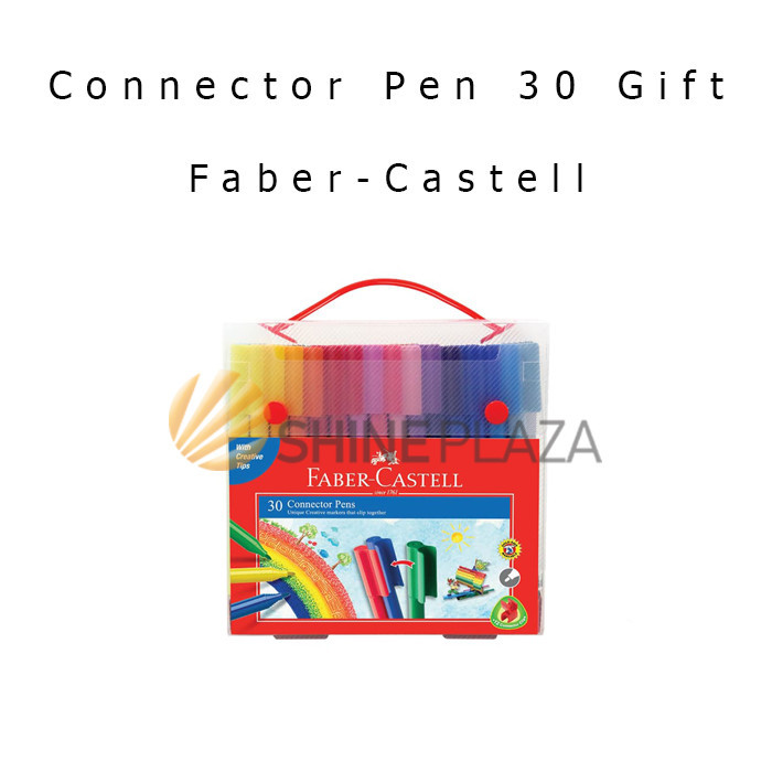 

CONNECTOR PEN MARKER 30 COLORS FABER-CASTELL - SPIDOL WARNA GIFT SET