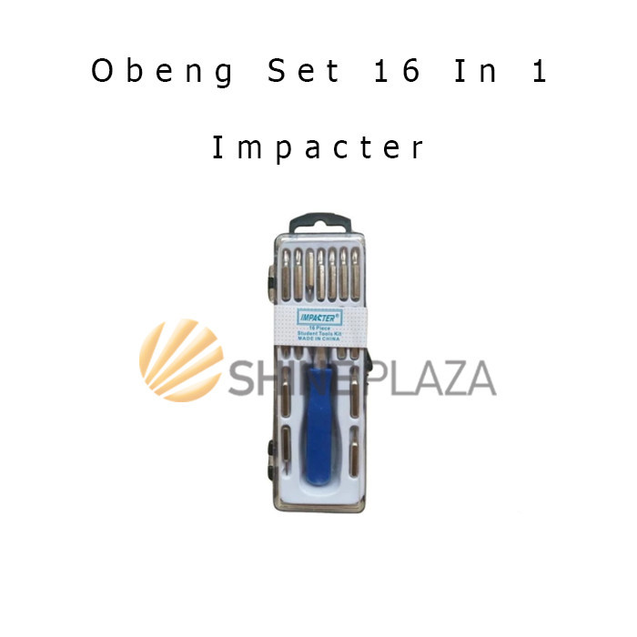 

OBENG SCREWDRIVER SERBAGUNA SET 16 IN 1 HP HANDPHONE MOTOR MOBIL