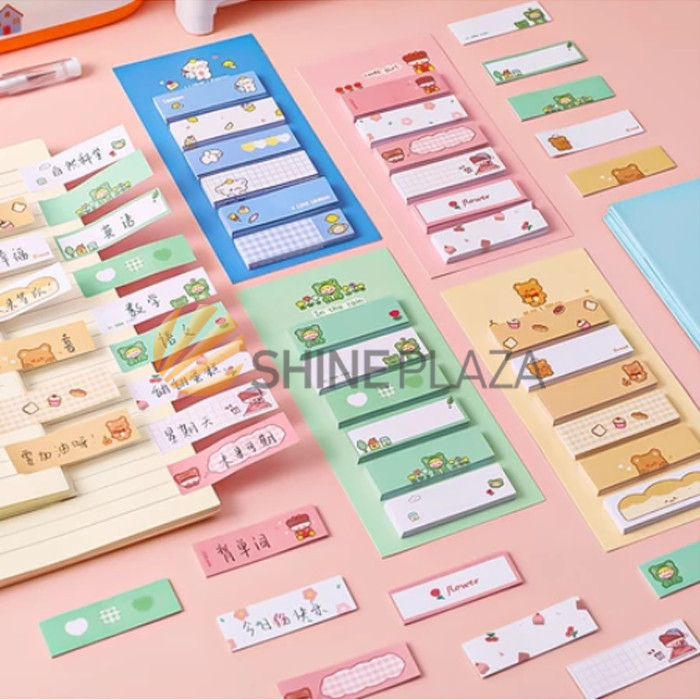 

STICKY NOTES CUTE COLORFUL LIFE - MEMO STICK NOTE TEMPEL BAHAN KERTAS LUCU