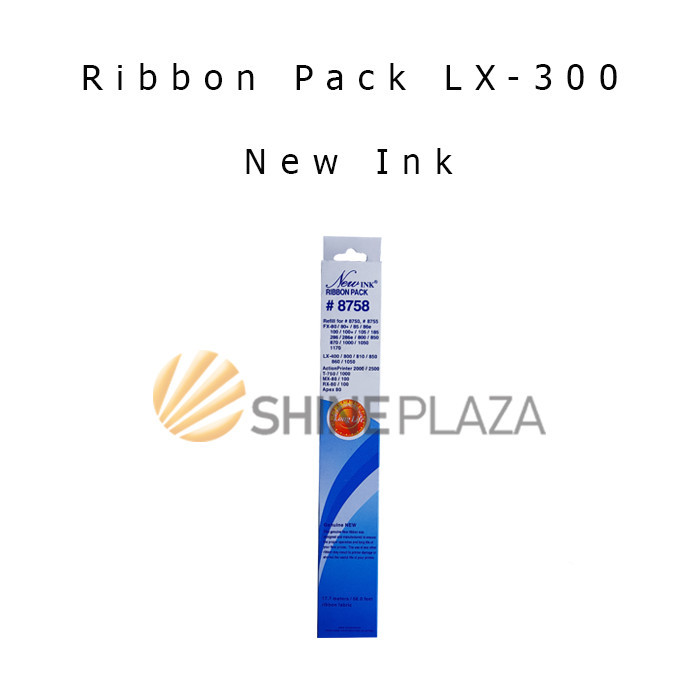 

PITA RIBBON PACK REFILL EPSON LX-300 LX-310 LQ-310 8758 NEW INK