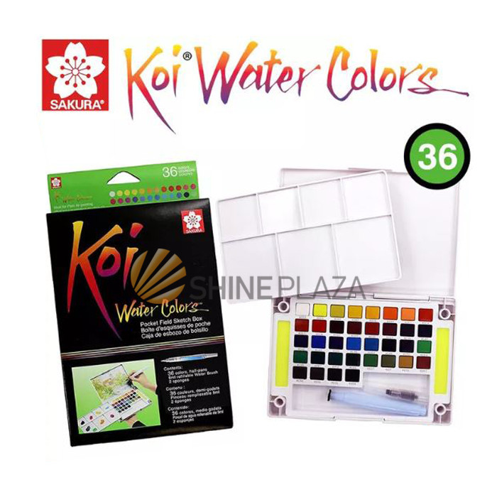 

SAKURA KOI WATERCOLORS POCKET FIELD SKETCH BOX - 36