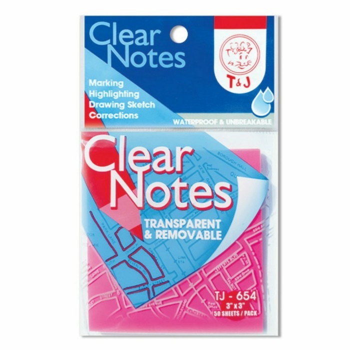 

CLEAR NOTES / STICKY NOTES TRANSPARAN TOM & JERRY TJ-654