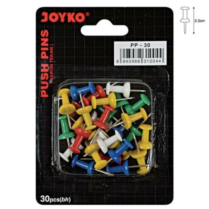 

PUSH PIN / PIN TUSUKAN SOFTBOARD JOYKO