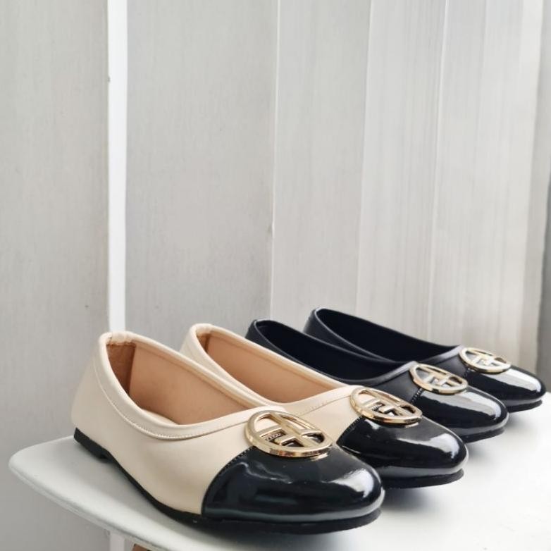Beli 2 Lebih Murah Bloomberg Fld - Sepatu Wanita Big Size Jumbo 41-45 - Flats Shoes Jumbo Asli