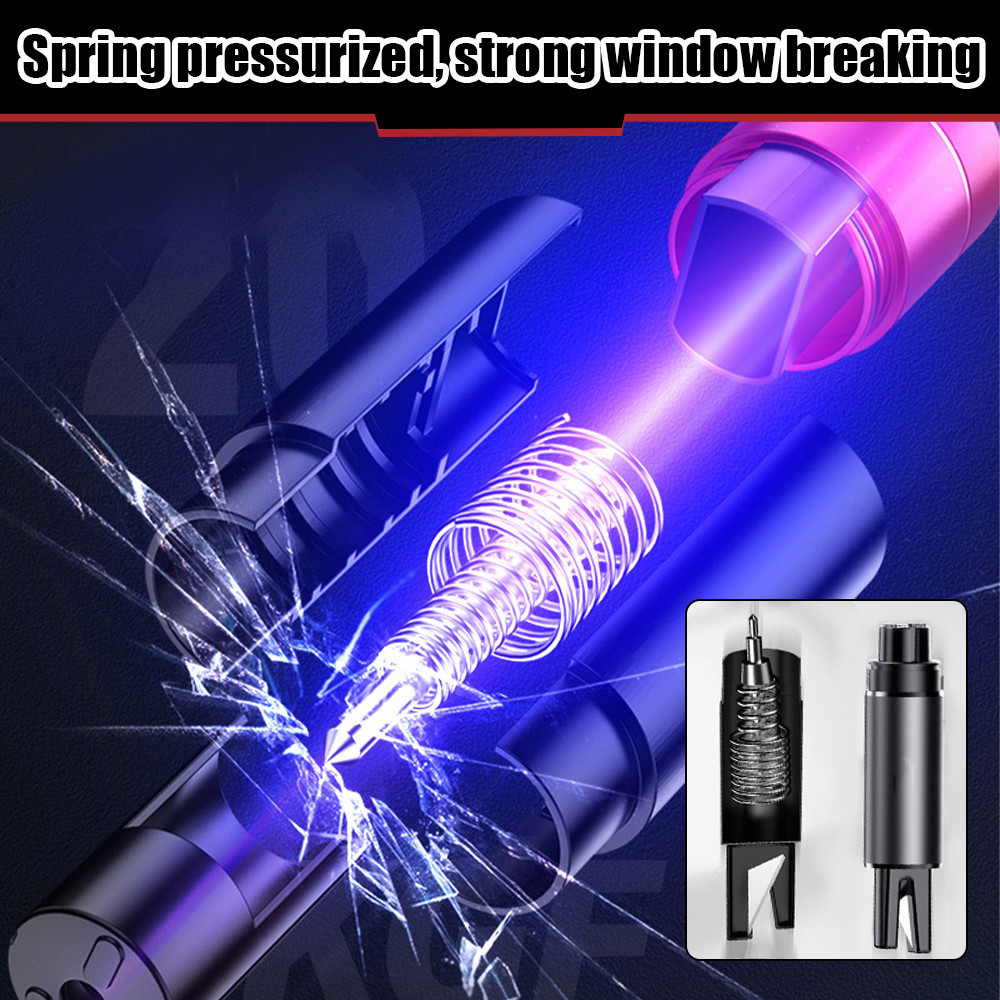 

MBCARER Car Safety Tools Window Breaker 2in1 Alat Pemecah Kaca Mobil - MBC21