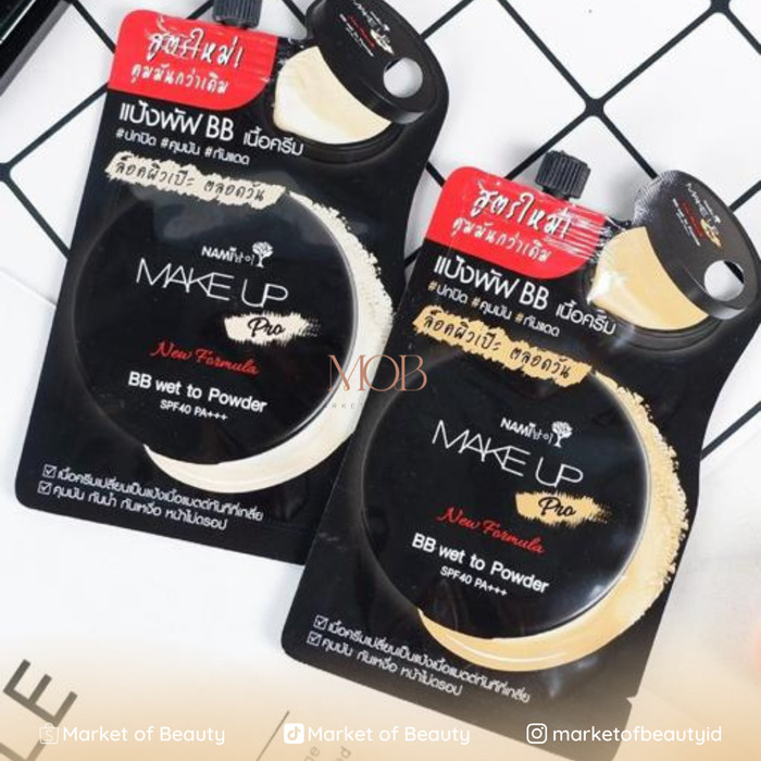 TERBAIK Nami Make Up Pro BB Wet to Powder SPF40 PA+++ (New formula)