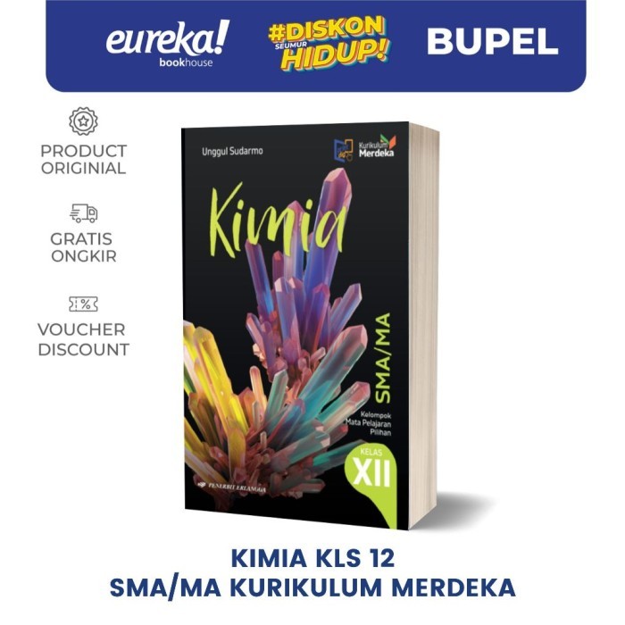 KIMIA SMA/MA KELAS 12 - KM (KURIKULUM MERDEKA) - ERLANGGA