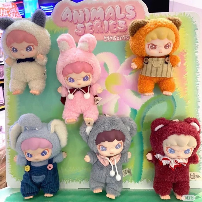 TNT space Dora animal series vinyl plush doll pendant bagcharm tntspace