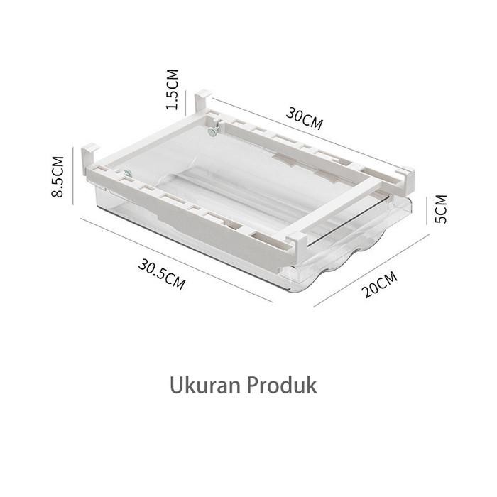 RAK PENYIMPANAN TELUR GANTUNG KULKAS PRAKTIS LACI PLASTIK BOX TELUR