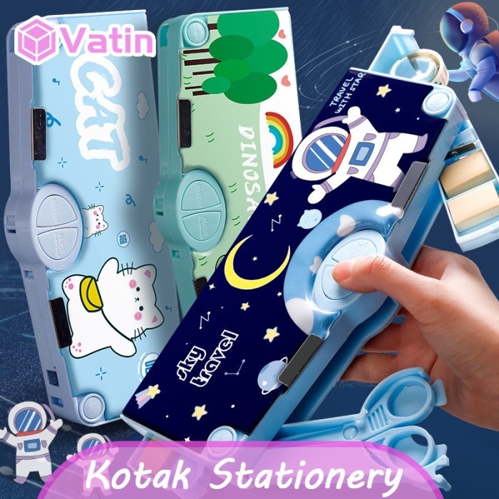 

TERBARU! Tempat Pensil/Pouch/Kotak Pensil Multifungsi Lengkap Peruncing