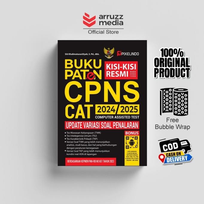 

Terlaris Buku Paten Kisi Kisi Resmi Tes Cpns 2024 Cat Update Variasi Soal Ready Stok