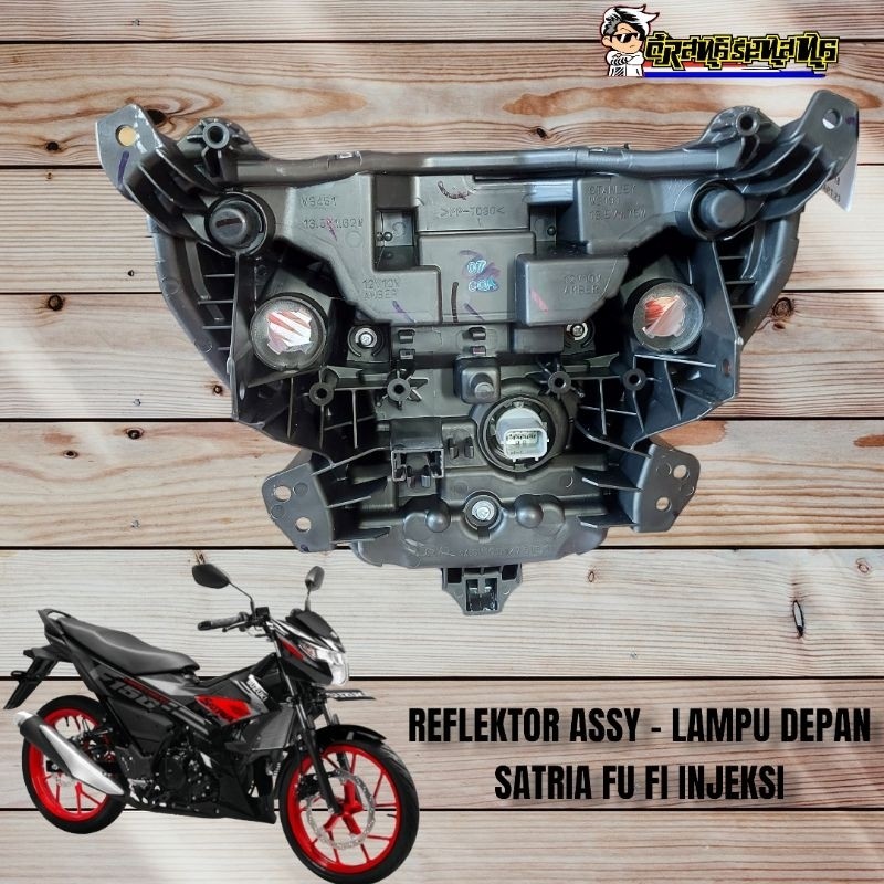 reflektor lampu depan suzuki satria fu fi injeksi satria fu 150 led original
