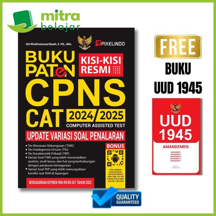 

Terlaris Buku Paten Cpns Kisi Kisi Resmi Tes Cpns Cat 2024 2025 Update Ready Stok