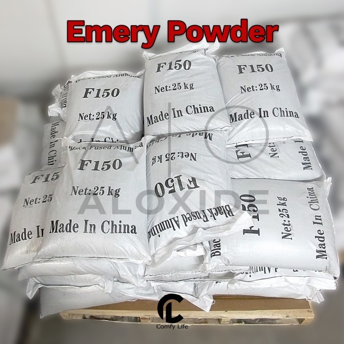 Pasir Emery 25KG Serbuk Amplas Bubuk Amril Powder Aluna Buffing