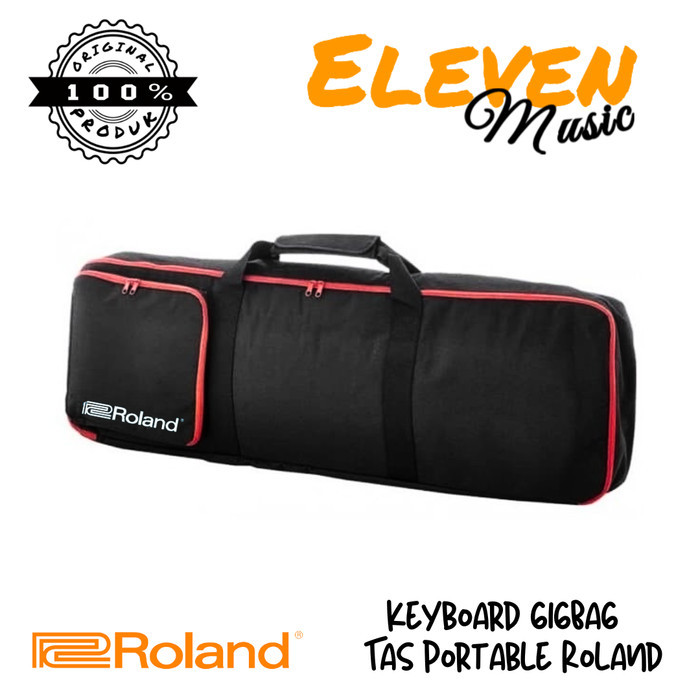 TERLARIS Tas Keyboard Piano Roland 61keys Gigbag Keyboard Roland Original