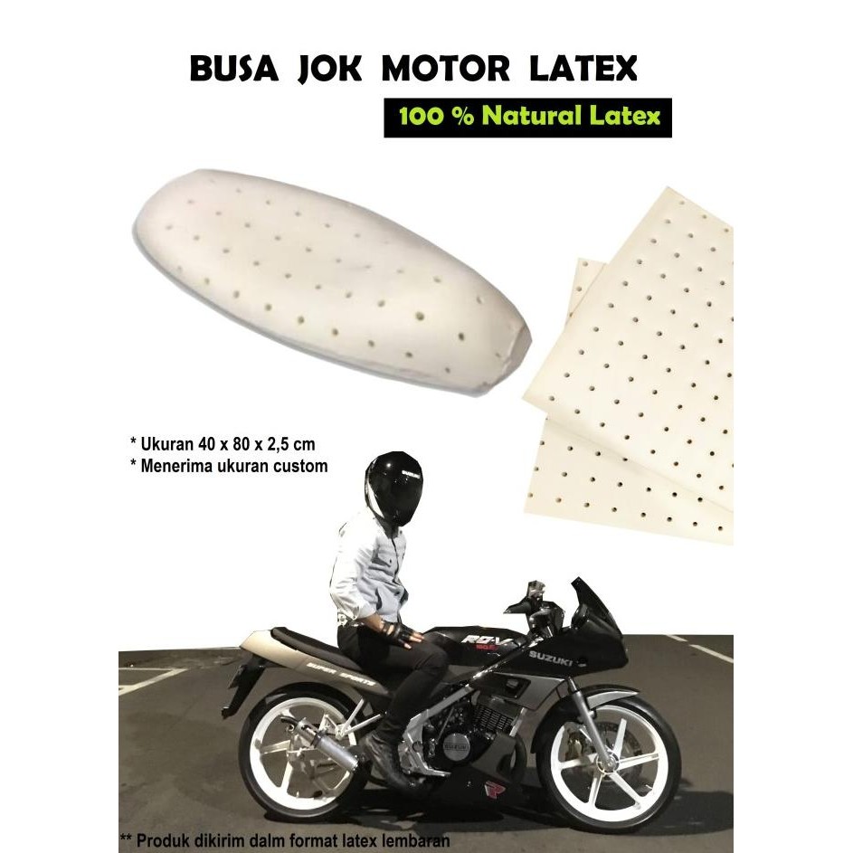 Busa Latex Jok Motor / Jok Motor Natural Latex