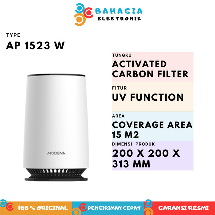 Modena AP 1523 W - air purifier area 15 m2