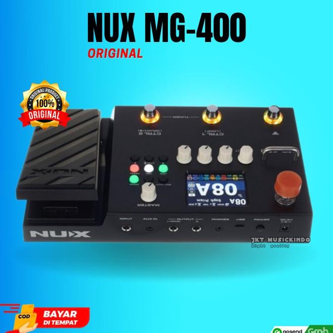 Efek Effect effek gitar guitar akustik elektrik  Nux mg400 Original