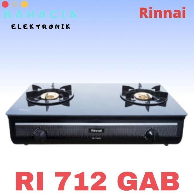 Kompor Gas Rinnai Ri 712Ga(B) Ri 712 Ga
