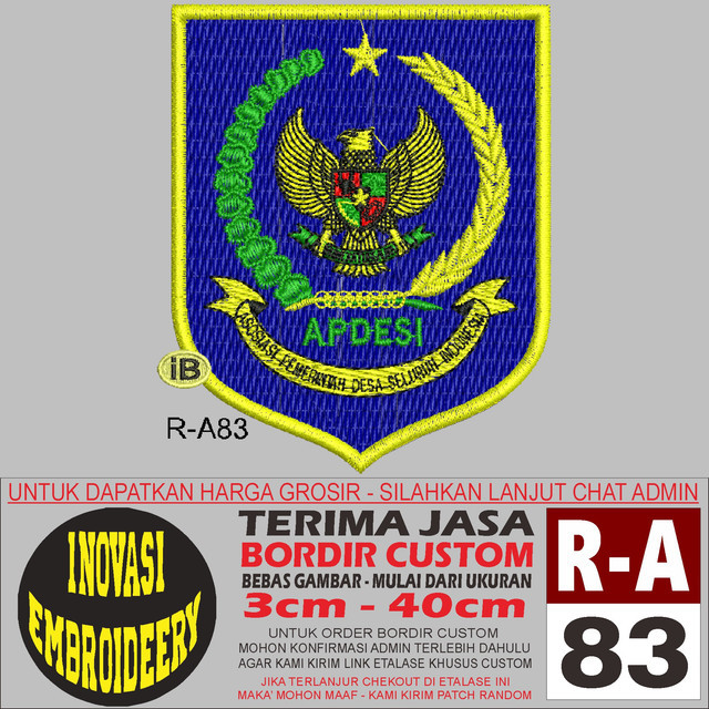 R-A83 LOGO APDESI - INOVASI EMBROIDERY TESTIMONI
